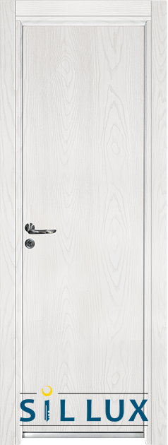 Алуминиева врата за баня – Sil Lux, цвят Снежен бор