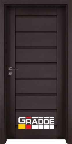 Интериорна врата Gradde Axel Voll, цвят Орех Рибейра