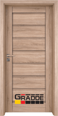 Интериорна врата Gradde Axel Voll, цвят Дъб Вераде