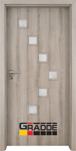 Интериорна врата Gradde Zwinger, цвят Орех Рибейра