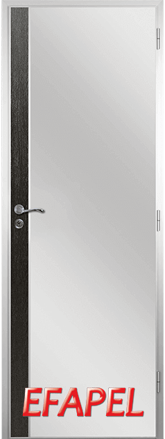 Алуминиева врата за баня – Efapel, цвят Черна Мура