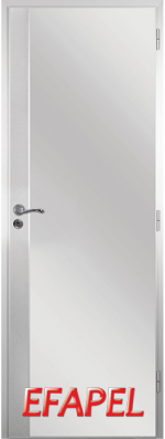 Алуминиева врата за баня – Efapel, цвят Палисандър
