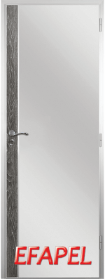 Алуминиева врата за баня – Efapel, цвят Сив Ясен