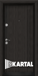 Блиндирана входна врата ТP-003, цвят Черна перла