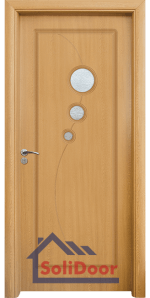Интериорна врата модел 017, цвят Светъл дъб