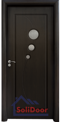 Интериорна врата модел 017, цвят Венге