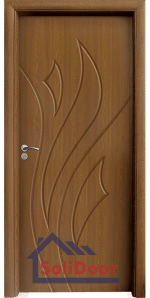 Интериорна врата модел 033-P, цвят Златен дъб