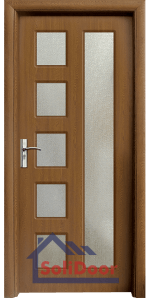 Интериорна врата модел 048, цвят Златен дъб