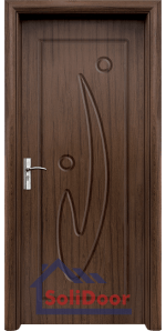 Интериорна врата модел 070-P, цвят Орех