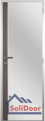Стилна алуминиева врата за баня – Gradde, с лайсна цвят Сан Диего