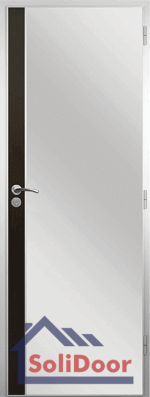 Алуминиева врата за баня – Standart, с цвят на крилото Венге