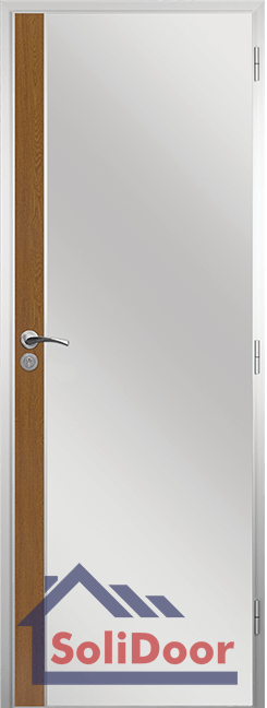 Алуминиева врата за баня – Standart, с цвят на крилото Златен дъб