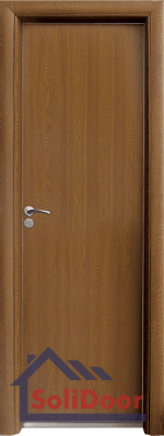 Модерна алуминиева врата за баня – Standart, цвят Златен дъб