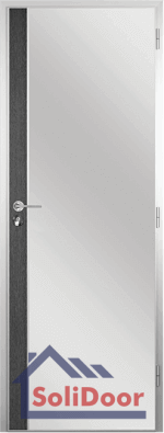 Алуминиева врата за баня – Gama, с цвят на крилото Сив кестен