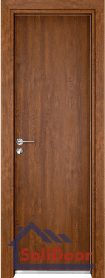Стилна алуминиева врата за баня – Gama, цвят Златен дъб