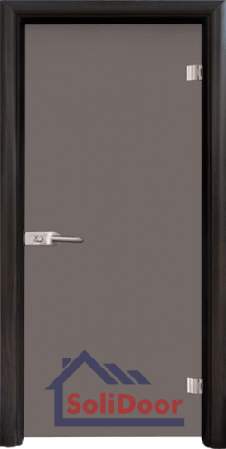 Интериорна врата със стъкло, модел G 10-1, каса Венге