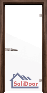 Стъклена врата, модел G 15-1, каса Орех
