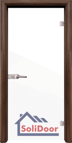 Стъклена врата, модел G 15-1, каса Орех