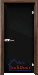 Стъклена врата, модел G 15-2, каса Орех
