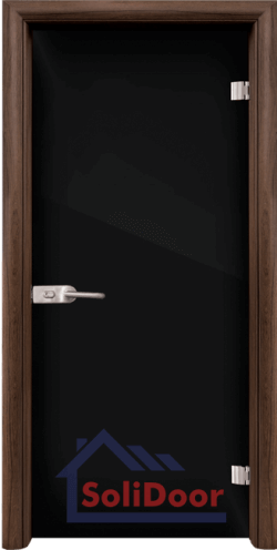 Стъклена врата, модел G 15-2, каса Орех