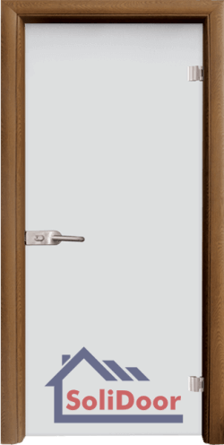 Стъклена интериорна врата - Matt G 11, каса Златен дъб