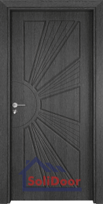 Интериорна врата Гама 204p, цвят Сив кестен