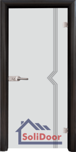 Стъклена интериорна врата Sand G 13-3, каса Венге