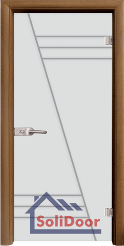 Стъклена интериорна врата Sand G 13-4, каса Златен дъб
