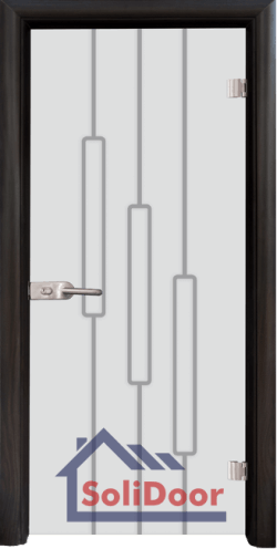 Стъклена интериорна врата Sand G 14-11, каса Венге
