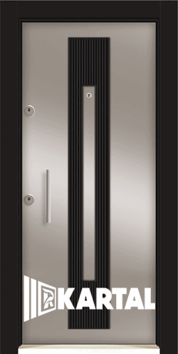 Блиндирана врата модел PVC 1139
