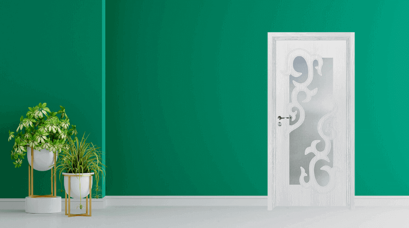 Врата Sil Lux - страхотен зелен интериор