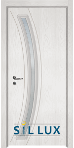 Интериорна врата Sil Lux, модел 3012 F, цвят Снежен бор