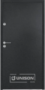 Входна врата Unison Termo+, модел Basic, Графит