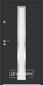 Входна врата Unison Termo+, модел Stilo, Графит