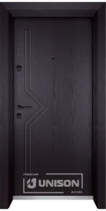 Входна врата Unison Optima, модел 201p, цвят Венге