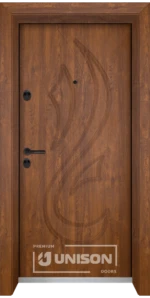 Входна врата Unison Optima, модел 203p, цвят Златен дъб