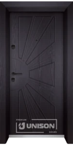 Входна врата Unison Optima, модел 204p, цвят Венге