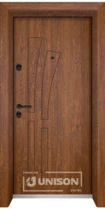 Входна врата Unison Optima, модел 205p, цвят Златен дъб