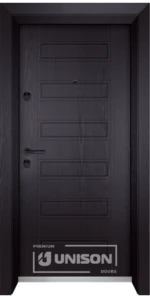 Входна врата Unison Optima, модел 207p, цвят Венге