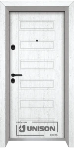 Входна врата Unison Optima, модел 207p, цвят Бреза