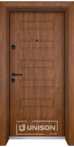 Входна врата Unison Optima, модел 207p, цвят Златен дъб