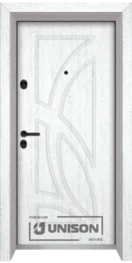 Входна врата Unison Optima, модел 208p, цвят Бреза