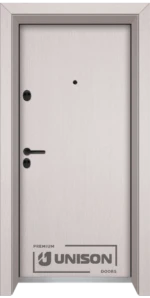 Входна врата Unison Optima, модел 210, цвят Перла