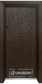 Входна врата Unison Optima, модел 3004p, Златен кестен