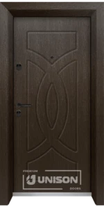 Входна врата Unison Optima, модел 3008p, Златен кестен