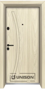 Входна врата Unison Optima, модел 3012p, Избелен дъб