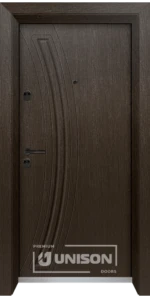 Входна врата Unison Optima, модел 3012p, Златен кестен