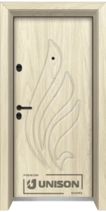 Входна врата Unison Optima, модел 3013p, Избелен дъб