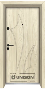 Входна врата Unison Optima, модел 3014p, Избелен дъб