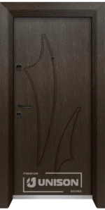 Входна врата Unison Optima, модел 3014p, Златен кестен